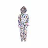 Camille Multicoloured Supersoft Paw Print Hooded All In One Onesie For Unisex 2 Camille Multicoloured Supersoft Paw Print Hooded All In One Onesie For Unisex -Cheap Camille Store unnamed file 1166