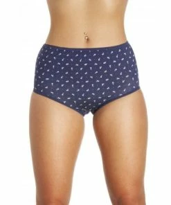 Camille Four Pack Mixed Print Cotton Full Maxi Briefs For Female -Cheap Camille Store unnamed file 1268