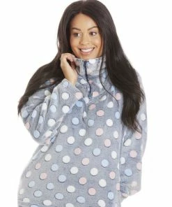 Camille Spot Print Pyjama Set For Female -Cheap Camille Store unnamed file 1275