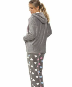 Camille Multicoloured Heart Print Supersoft Pyjama Set For Female -Cheap Camille Store unnamed file 135