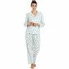 Camille Classic Ditsy Floral Print Cotton Pyjama Set For Female