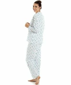 Camille Classic Ditsy Floral Print Cotton Pyjama Set For Female -Cheap Camille Store unnamed file 1380