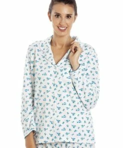 Camille Classic Ditsy Floral Print Cotton Pyjama Set For Female -Cheap Camille Store unnamed file 1381