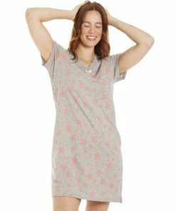 Camille Star Print Cotton Summer Nightshirt For Female -Cheap Camille Store unnamed file 1446