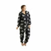 Camille Luxury All In One Skull Print Hooded Fleece Onesie For Female -Cheap Camille Store unnamed file 145