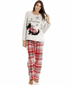 Camille Scotty Dog Character Pyjama Set For Female -Cheap Camille Store unnamed file 1464