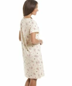Camille Polar Bear Print Cotton Summer Nightshirt For Female -Cheap Camille Store unnamed file 1475