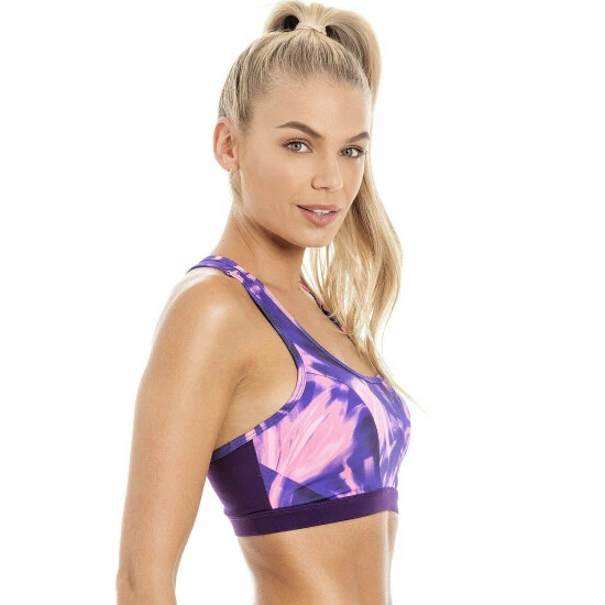 Camille Stylish Printed Sportswear Non Wired Sports Bra For Female 7 Camille Stylish Printed Sportswear Non Wired Sports Bra For Female - Image 5
