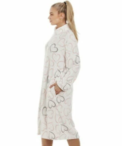 Camille Supersoft Heart Zip Up Lounger For Female -Cheap Camille Store unnamed file 153