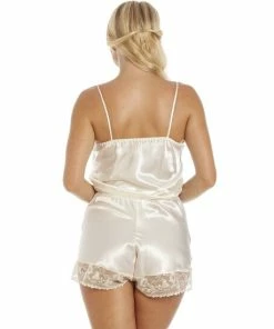 Camille Luxury Satin Cami Playsuits For Female -Cheap Camille Store unnamed file 1535