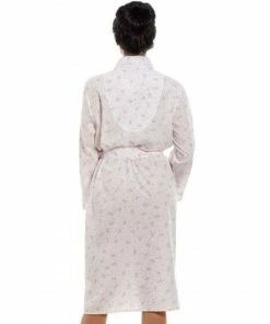 Camille Classic Floral Jersey Cotton Dressing Gown For Female -Cheap Camille Store unnamed file 1577