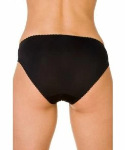 Camille Three Pack Black Floral Lace Midi Briefs For Female -Cheap Camille Store unnamed file 1607