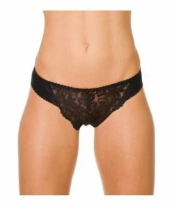 Camille Three Pack Black Floral Lace Midi Briefs For Female -Cheap Camille Store unnamed file 1608