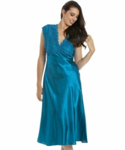 Camille Classic Satin Chemises For Female