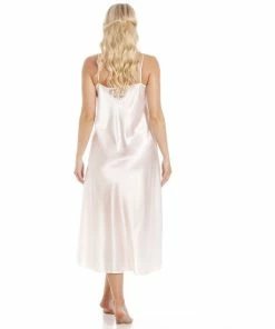 Camille Luxury Long Thin Strap Satin Chemises For Female -Cheap Camille Store unnamed file 1756