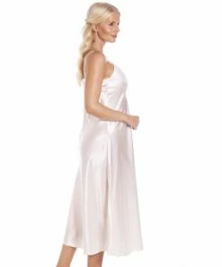 Camille Luxury Long Thin Strap Satin Chemises For Female -Cheap Camille Store unnamed file 1757