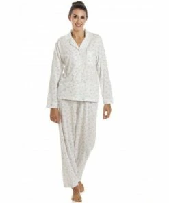 Camille Classic Jersey Long Sleeve Floral Pyjama Set For Female -Cheap Camille Store unnamed file 1832