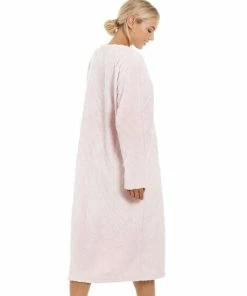 Camille Classic Supersoft Diamond Print Zip Up Housecoat For Female -Cheap Camille Store unnamed file 1836