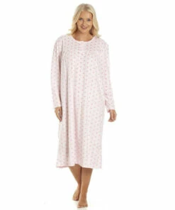 Camille Classic Polka Dot Nightdress For Female -Cheap Camille Store unnamed file 185