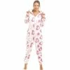 Camille Supersoft Fleece Heart Print Onesie For Female -Cheap Camille Store unnamed file 1867