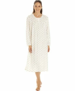 Camille Classic Polka Dot Nightdress For Female -Cheap Camille Store unnamed file 187