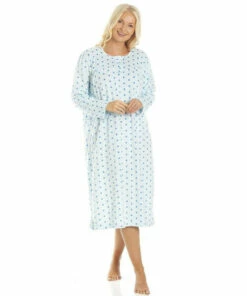 Camille Classic Polka Dot Nightdress For Female -Cheap Camille Store unnamed file 188