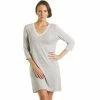 Camille Plain Knee Length Spandex Nightdress For Female -Cheap Camille Store unnamed file 1881