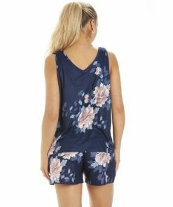 Camille Lightweight Floral Print Short Pyjama Set For Female -Cheap Camille Store unnamed file 1895