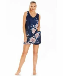 Camille Lightweight Floral Print Short Pyjama Set For Female -Cheap Camille Store unnamed file 1897