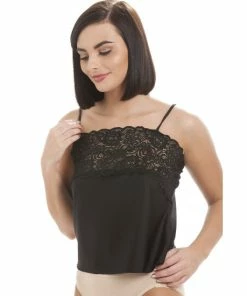 Camille Luxury Satin Feel Lace Trim Camisole For Female -Cheap Camille Store unnamed file 1904