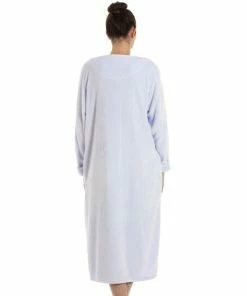 Camille Classic Supersoft Fleece Zip Up Housecoat For Female -Cheap Camille Store unnamed file 1944