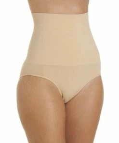 Camille Seamfree High Waisted Control Shapewear Comfort Briefs For Female