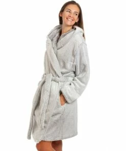 Camille Supersoft Deep Pile Fluffy Hooded Bathrobe For Female -Cheap Camille Store unnamed file 1966