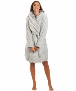 Camille Supersoft Deep Pile Fluffy Hooded Bathrobe For Female -Cheap Camille Store unnamed file 1970