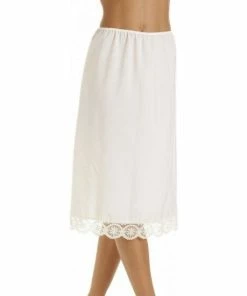 Camille 26&apos;&apos; Half Slip Lace Trim Underskirt For Female