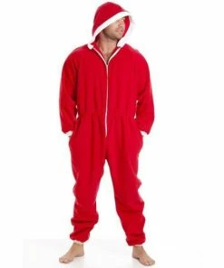 Camille Luxury Supersoft Plain Hooded Onesie For Male