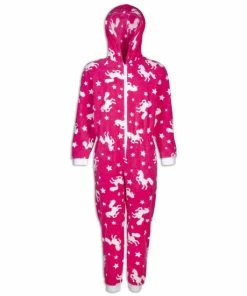 Camille Supersoft Unicorn Print All In One Hooded Onesie For Female -Cheap Camille Store unnamed file 2130
