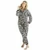 Camille Zebra Print Hooded All In One Pyjama Onesie For Female -Cheap Camille Store unnamed file 2131