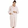 Camille Classic Supersoft Fleece Button Up Housecoat For Female -Cheap Camille Store unnamed file 2156