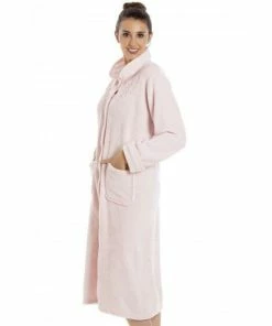 Camille Classic Supersoft Fleece Button Up Housecoat For Female -Cheap Camille Store unnamed file 2159