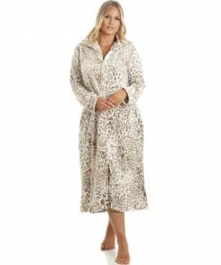 Camille Supersoft Fleece Animal Print Lounger For Female