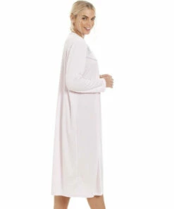 Camille Classic Long Sleeve Cuddle Knit Nightdress For Female -Cheap Camille Store unnamed file 223