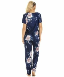 Camille Lightweight Floral Print Pyjama Set For Female -Cheap Camille Store unnamed file 2277