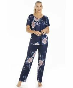 Camille Lightweight Floral Print Pyjama Set For Female -Cheap Camille Store unnamed file 2280