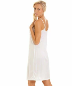 Camille Classic Knee Length Cling Resistant Full Slip Chemise For Female -Cheap Camille Store unnamed file 289