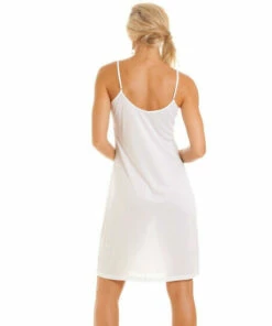 Camille Classic Knee Length Cling Resistant Full Slip Chemise For Female -Cheap Camille Store unnamed file 290