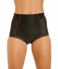 Camille Two Pack High Waisted Mesh Support Panel Control Briefs For Female -Cheap Camille Store unnamed file 310