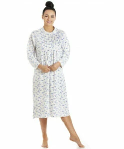 Camille Classic Long Sleeved Floral Nightdress For Female -Cheap Camille Store unnamed file 340