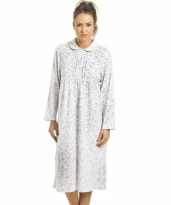 Camille Classic Long Sleeved Floral Nightdress For Female -Cheap Camille Store unnamed file 345