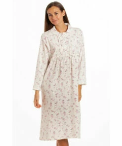Camille Classic Long Sleeved Floral Nightdress For Female -Cheap Camille Store unnamed file 346